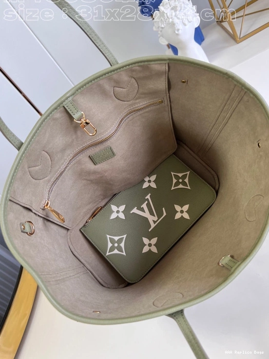 Aaa replica bags NEVERFULL LOUIS VUITTON MM 0801